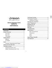 Oregon Scientific RM622PA User Manual