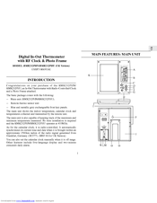 Oregon Scientific RMR232PHN User Manual