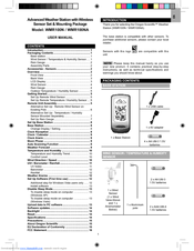 Oregon Scientific WMR100NA User Manual
