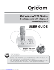 Oricom eco5200 Series User Manual