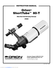 Orion SHORTTUBE 80-T Instruction manual Instruction Manual