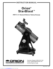 Orion STARBLAST 9814 Instruction Manual