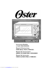 Oster 6209 Instruction Booklet