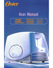 Oster Perfectionist 6322 User Manual
