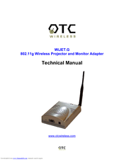 OTC Wireless WIJET.G 802.11G Technical Manual