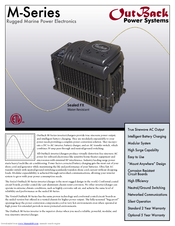 Outback Power Systems VFX3232M Specification Sheet