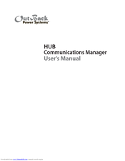 Outback Power Systems HUB10 User Manual