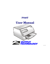 Output Technology PS40T User Manual