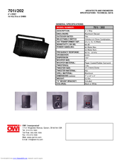 OWI 701 Specifications