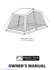 Ozark Trail WMT-1390S-1 Owner's Manual