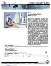 P3 International E9350 Specifications