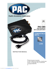 PAC iPAC-GM3 Instruction Manual