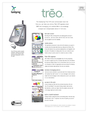 Handspring Treo 270 Specification Sheet