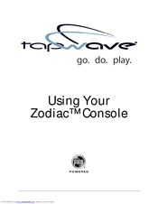 Palm tapwave Zodiac Using Manual