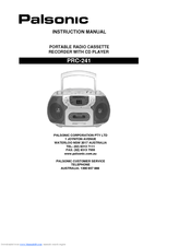 Palsonic PRC-241 Instruction Manual