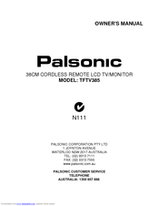 Palsonic TFTV385 Owner's Manual