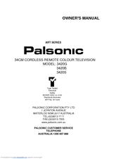 Palsonic MODEL 3420 BGS Owner's Manual
