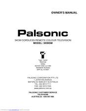 Palsonic 3430GM Owner's Manual