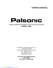 Palsonic 3490 Owner's Manual