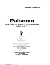 Palsonic 6845PFST Owner's Manual