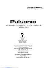 Palsonic 7118 Owner's Manual