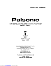 Palsonic 8110Y Owner's Manual