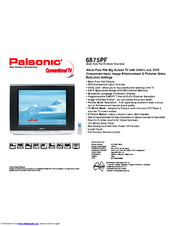 Palsonic 6875PF Specification Sheet