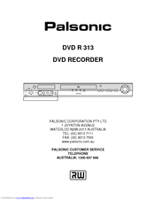 Palsonic DVDR313 Owner's Manual