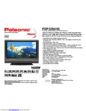 Palsonic PDP3280HD Specifications