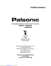Palsonic 76WSHDA Owner's Manual