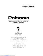 Palsonic 76WSHD Owner's Manual