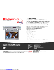 Palsonic TFTV100A Specifications