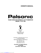 Palsonic TFTV-760 Owner's Manual