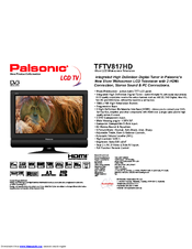 Palsonic TFTV817HD Specification Sheet