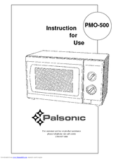 Palsonic PMO-500 Instructions For Use Manual