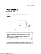 Palsonic PMO-555 Owner's Manual