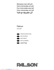 PALSON PLATINUM COD. 30537 Operating Instructions Manual