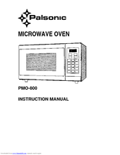 Palsonic PMO-800 Instruction Manual