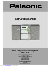 Palsonic PMCL-521 Instruction Manual