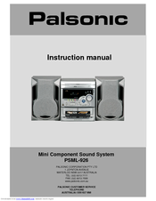 Palsonic PMSL-926 Instruction Manual
