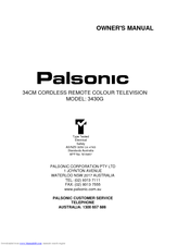 Palsonic 3430G Owner's Manual