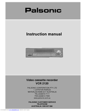 Palsonic VCR 2120 Instruction Manual
