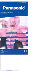 Panasonic CS-F34DD1E5 Operating Instructions Manual