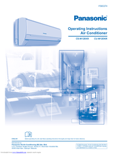 Panasonic CU-W12EKR Operating Instructions Manual