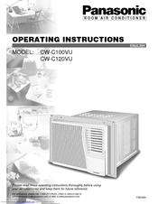 Panasonic CW-C120VU Operating Instructions Manual