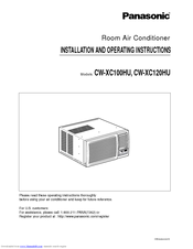 Panasonic CW-XC100HU Installation And Operating Instructions Manual
