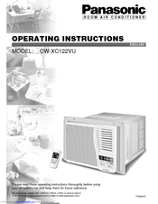 Panasonic CW-XC122VU Operating Instructions Manual