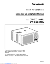 Panasonic CW-XC184HU Installation And Operating Instructions Manual