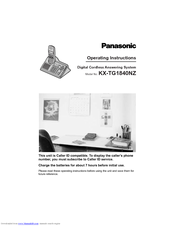 Panasonic KX-TG1840NZ Operating Instructions Manual