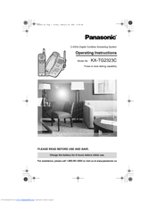 Panasonic kX-TG2323C Operating Instructions Manual